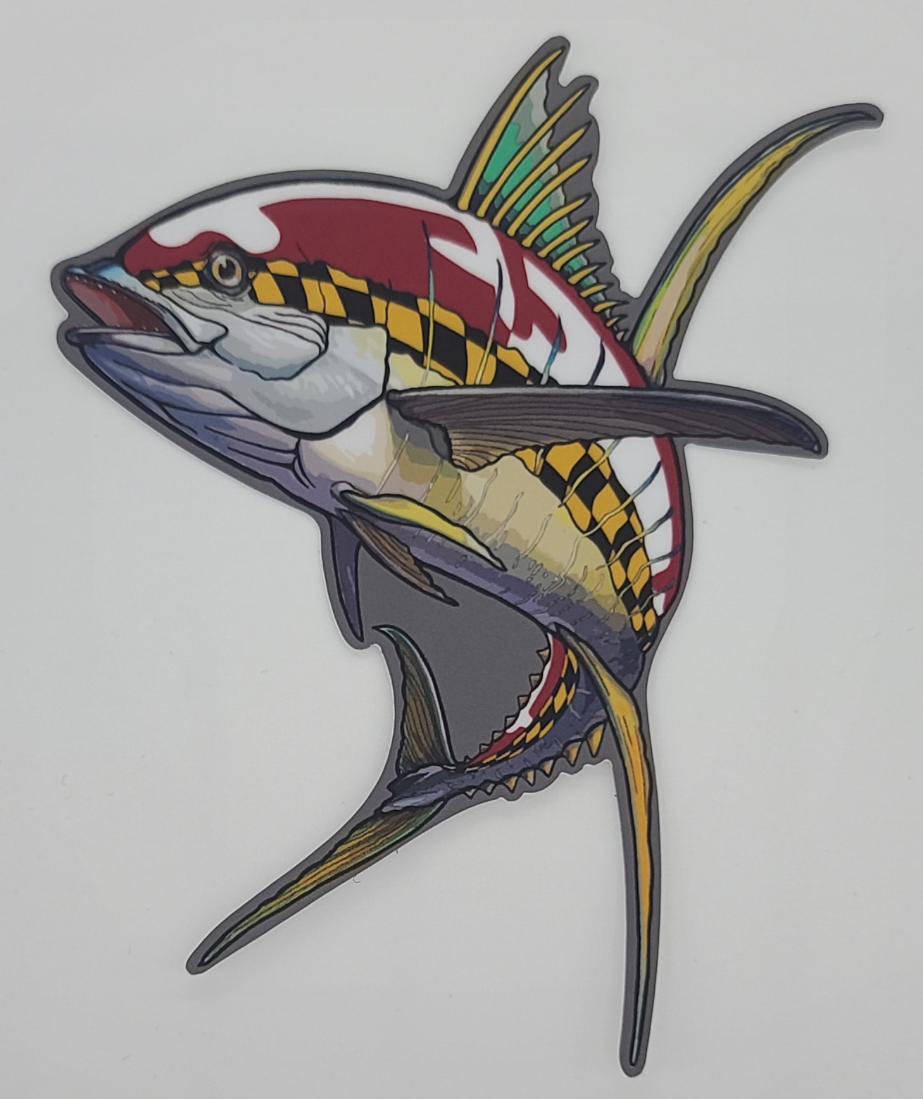 MD Yellow Tail Tuna Decal – Windsor Wildlife