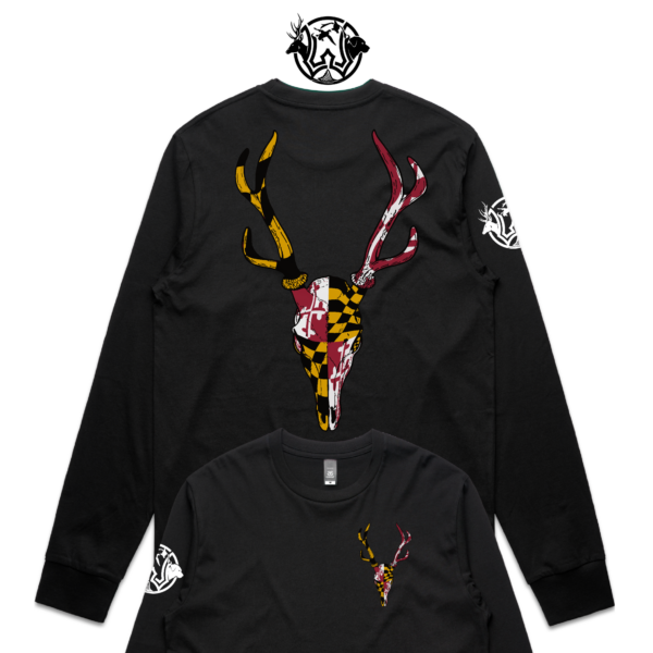 long sleeve sika maryland stag skull