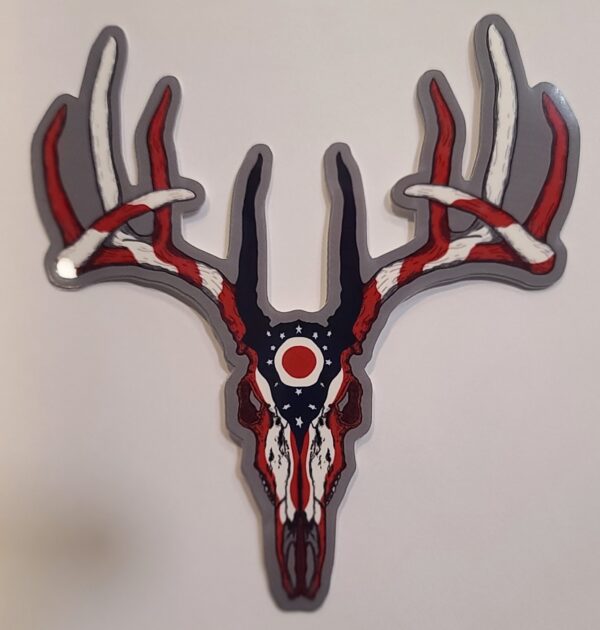 decal sika deer stag bugel with md bay