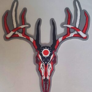 decal sika deer stag bugel with md bay