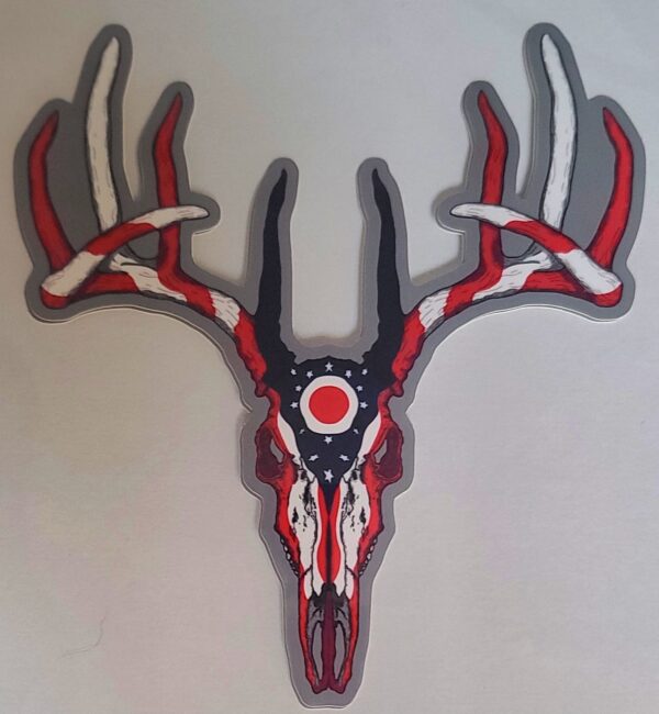 decal sika deer stag bugel with md bay