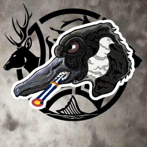 co goose caller bubble free stickers