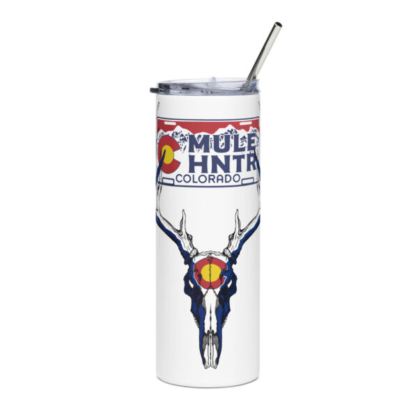 co mule deer stainless steel tumbler