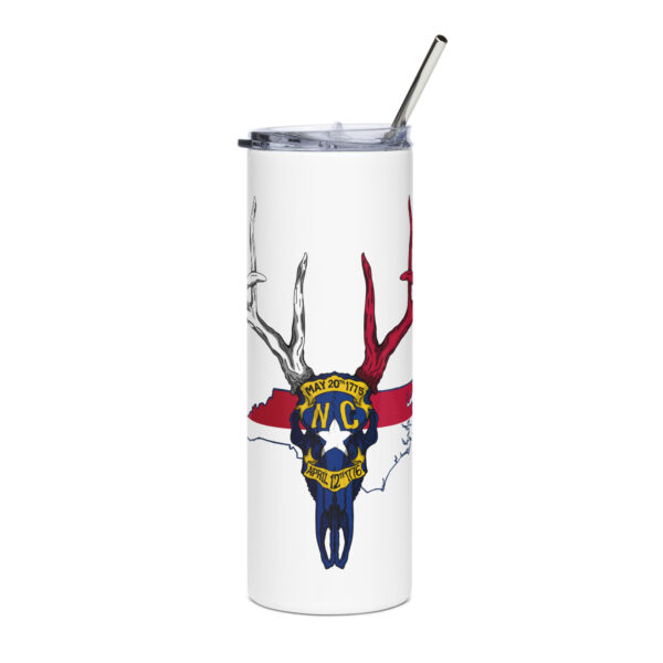 nc buck skull stainless steel tumbler