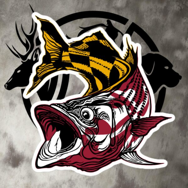 md rockfish bubble free stickers