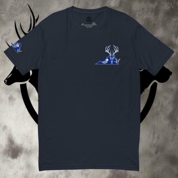 va deer skull short sleeve t shirt