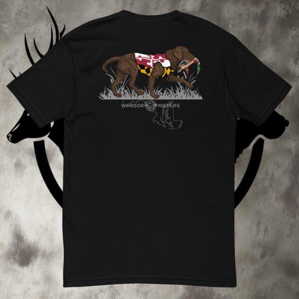 md chocolate lab short sleeve t shirt