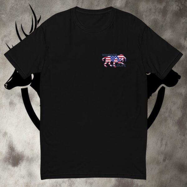 usa lab "black lab" retrieve short sleeve t shirt