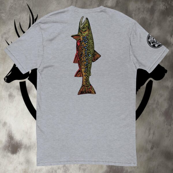 brook trout short sleeve t shirt lights