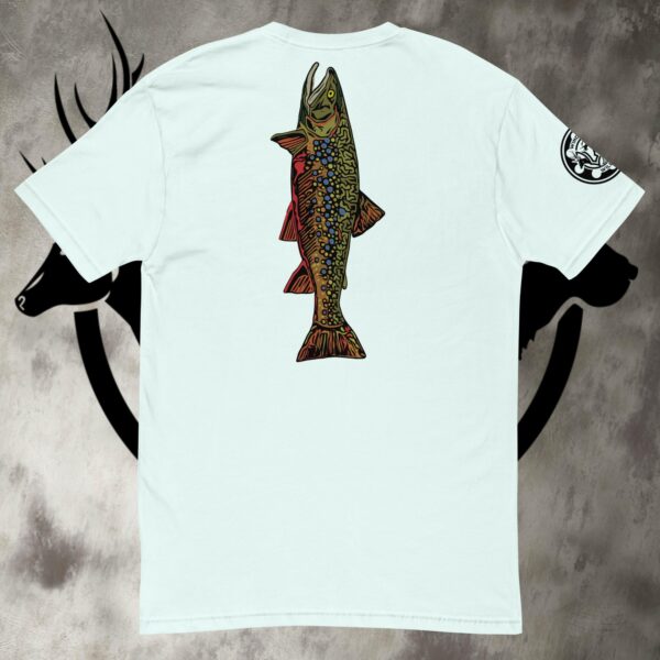 brook trout short sleeve t shirt lights