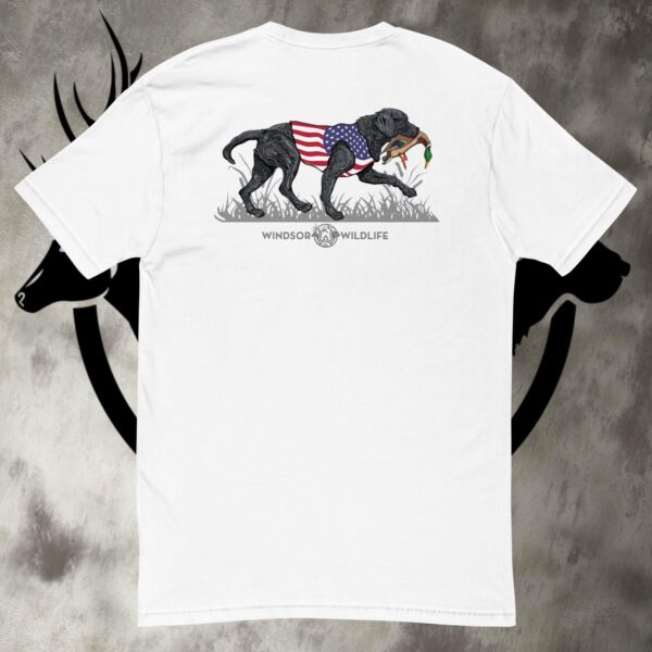 usa lab "black lab" retrieve short sleeve t shirt