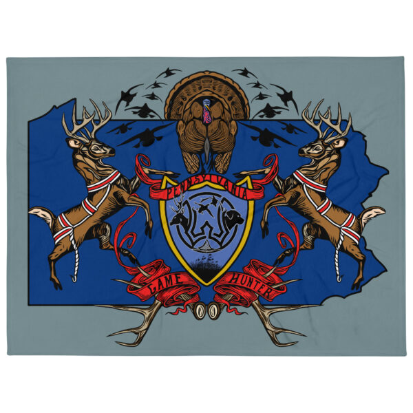 pa game hunter throw blanket