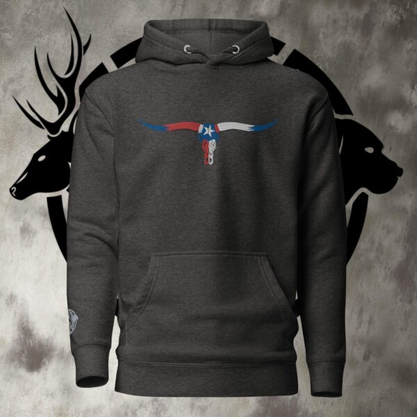 tx longhorn lone star skull unisex hoodie