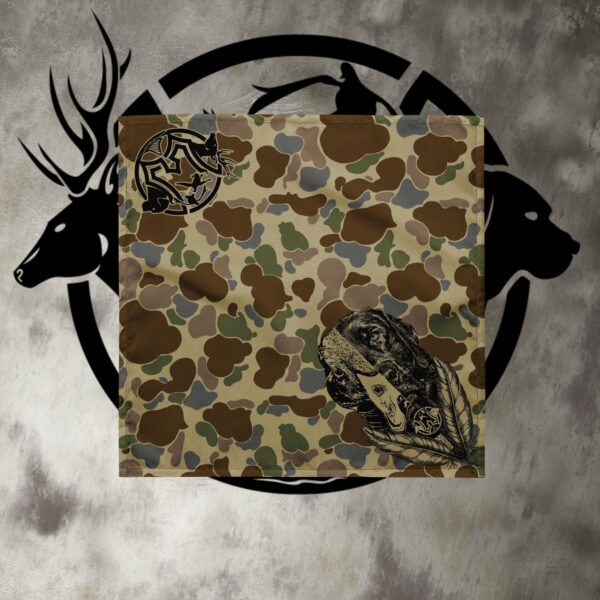 old schhol camo duckdog bandana