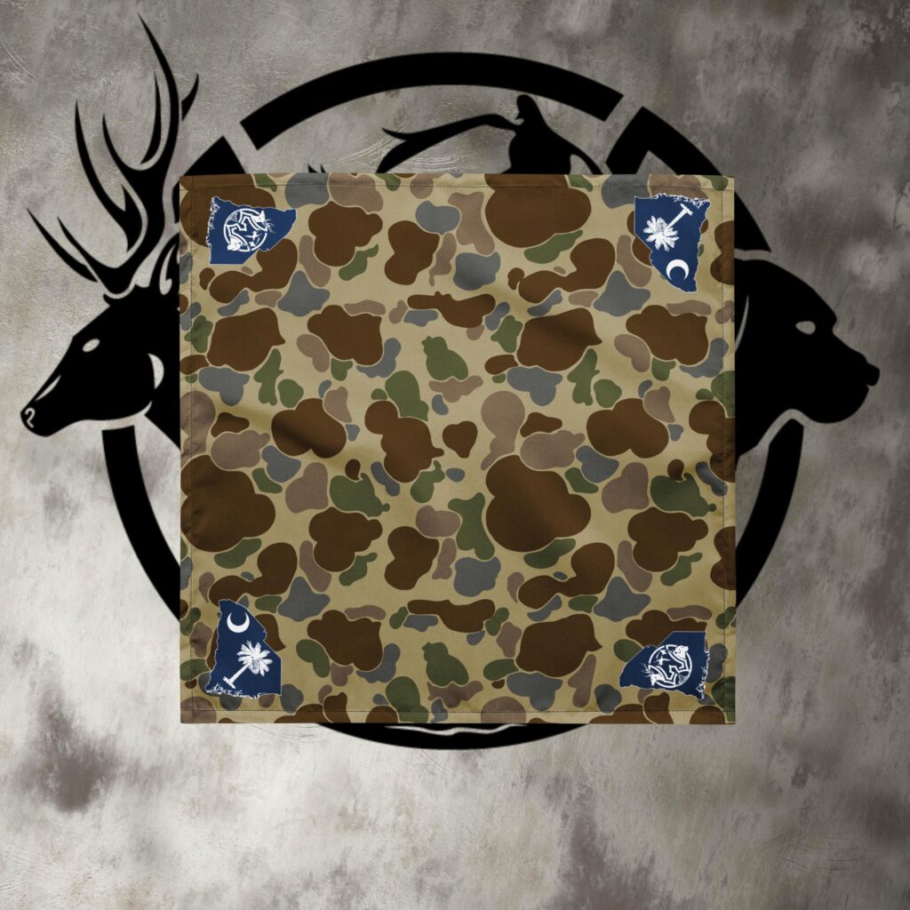 sc old school camo bandana