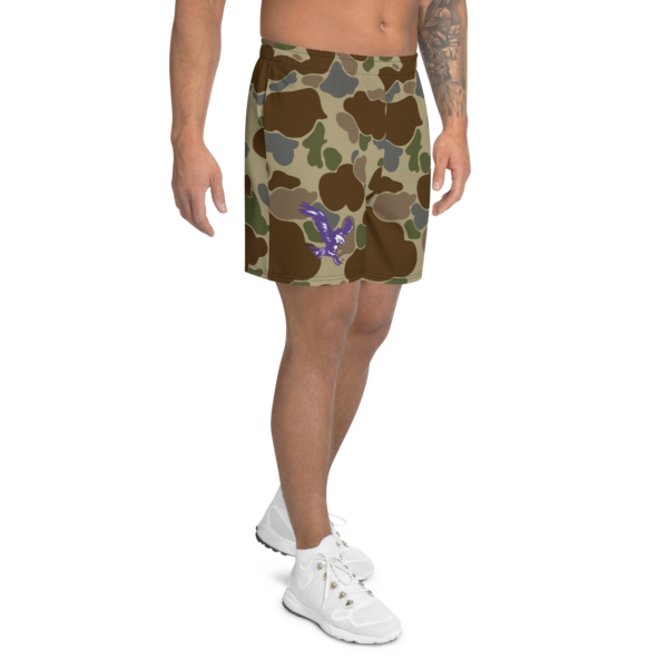 old school camo men's recycled athletic shorts