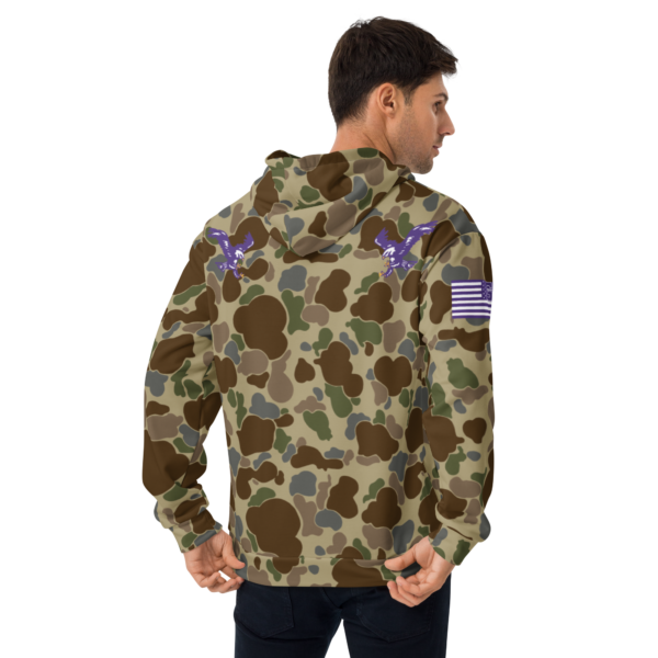 old school camo unisex hoodie