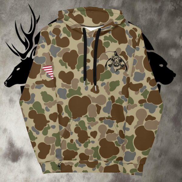 sc ducks old school camo unisex hoodie