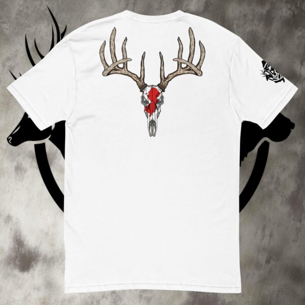 nj buck skull short sleeve t shirt lights