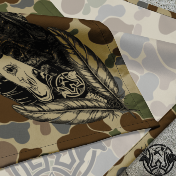 old school camo duckdog bandana