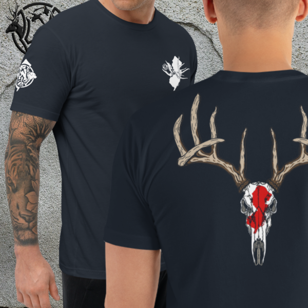 nj bucknskull short sleeve t shirt