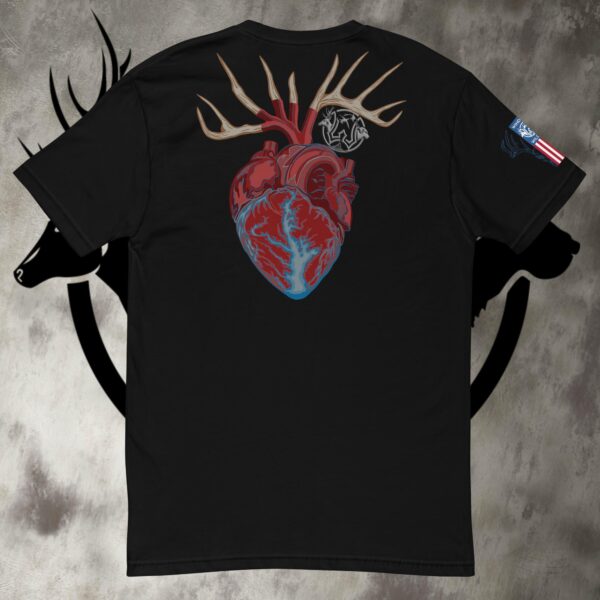 deer heart short sleeve t shirt