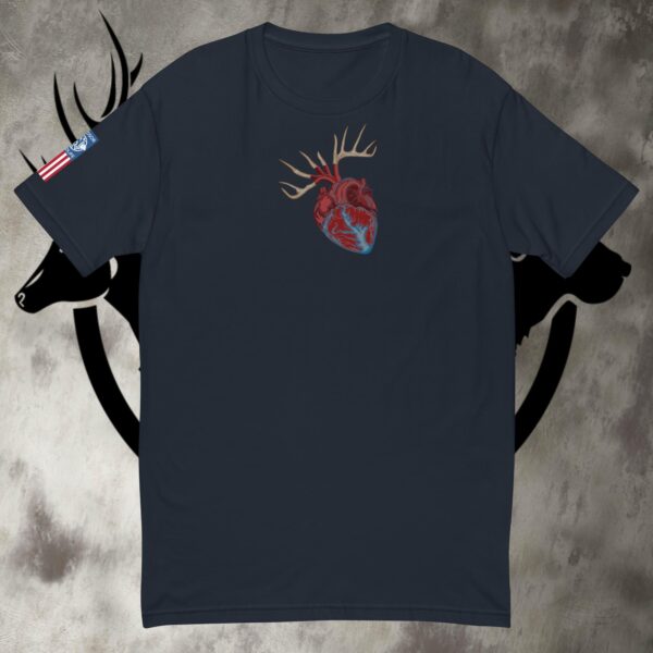 deer heart short sleeve t shirt