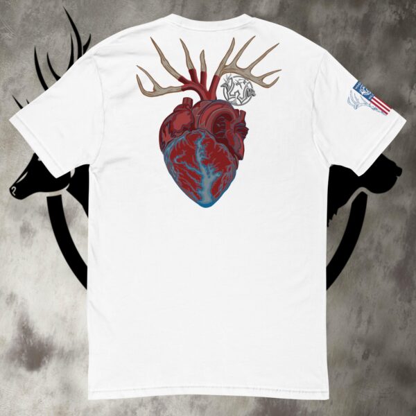 deer heart short sleeve t shirt