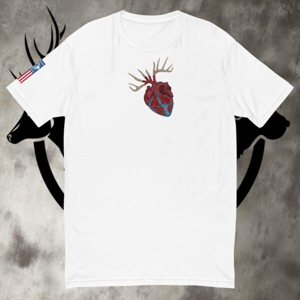 deer heart short sleeve t shirt