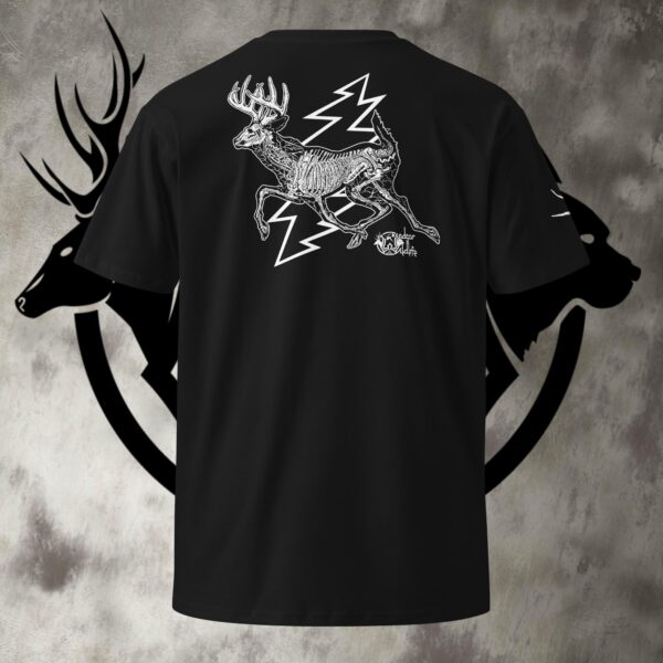 buck anatomy design unisex premium t shirt