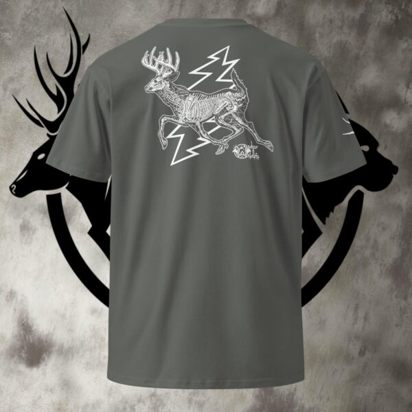 buck anatomy design unisex premium t shirt