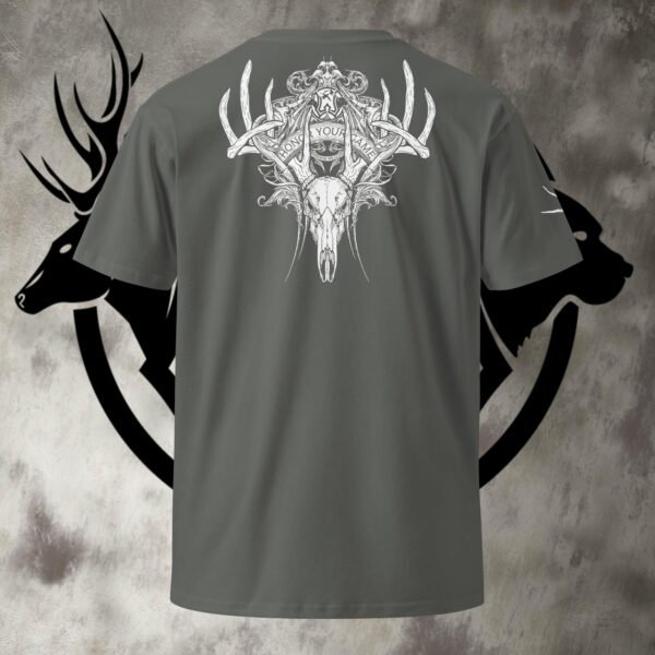 buck skull unisex premium t shirt