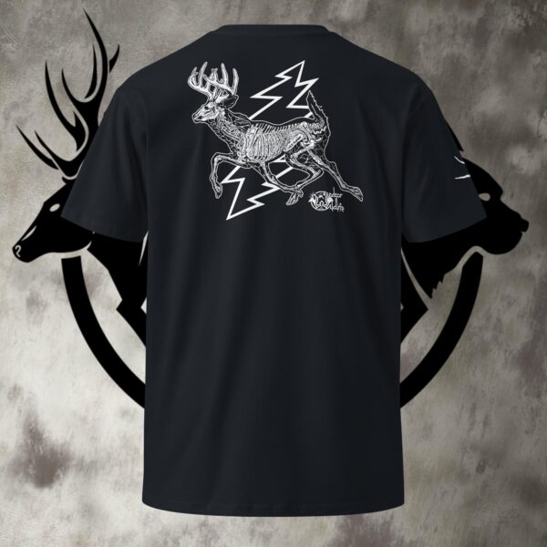 buck anatomy design unisex premium t shirt